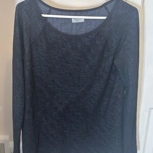 Women's Athleta Black Long Sleeve Top